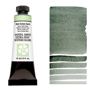 Daniel Smith Extra Fine Watercolor 15ml Rare Green Earth