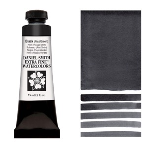 Daniel Smith Extra Fine Watercolor 15ml Jane's Black (Red/Green)