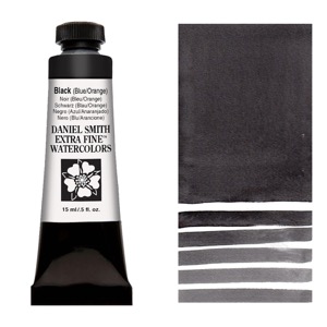 Daniel Smith Extra Fine Watercolor 15ml Jane's Black (Blue/Orange)