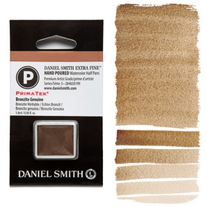 Daniel Smith Extra Fine Watercolor Half Pan Bronzite Genuine