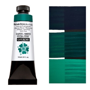 Daniel Smith Extra Fine Gouache 15ml Phthalo Green Blue Shade
