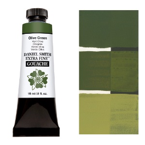 Daniel Smith Extra Fine Gouache 15ml Olive Green