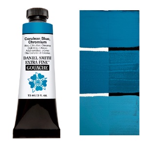 Daniel Smith Extra Fine Gouache 15ml Cerulean Blue Chromium