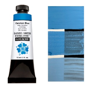 Daniel Smith Extra Fine Gouache 15ml Cerulean Blue