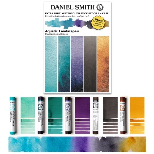 Daniel Smith Extra Fine Watercolor Stick 5 Set Aquatic Landscapes