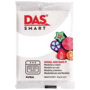 DAS Smart Oven-Hardening Clay 57g White