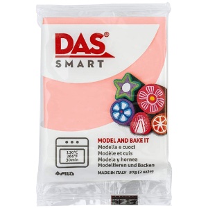 DAS Smart Oven-Hardening Clay 57g Flush Pink