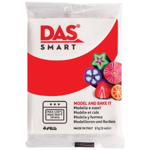 DAS Smart Oven-Hardening Clay 57g Scarlet Red