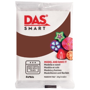 DAS Smart Oven-Hardening Clay 57g Chocolate