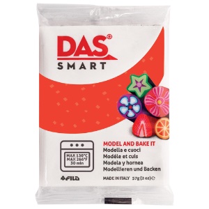 DAS Smart Oven-Hardening Clay 57g Red Glitter