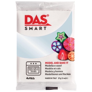 DAS Smart Oven-Hardening Clay 57g Opal White