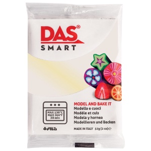 DAS Smart Oven-Hardening Clay 57g White Pearl