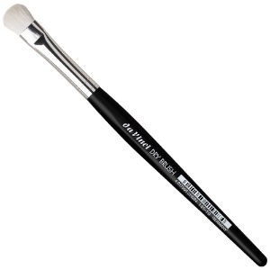 Da Vinci White Synthetic Dry Brush Series 145 Oval #10
