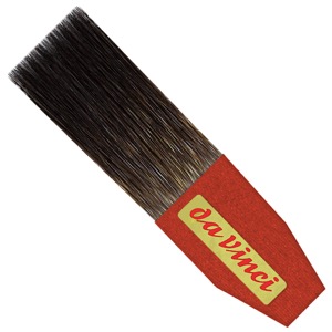 Da Vinci GILDER TIP Single Double Blue Squirrel Series 502 Flat Brush 25mm