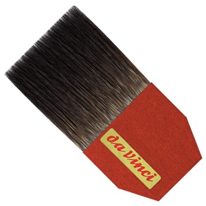 Da Vinci GILDER TIP Single Double Blue Squirrel Series 502 Flat Brush 50mm