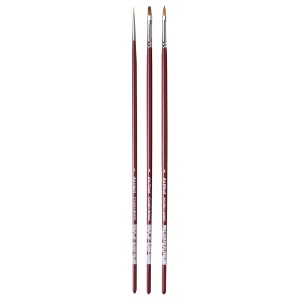 Da Vinci Kolinsky Marder Red Sable Oil Brush 3 Set