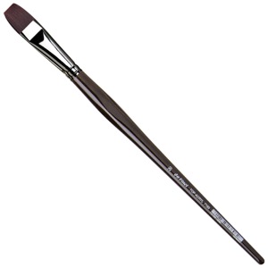 Da Vinci TOP-ACRYL Red-Brown Synthetic Long Brush Series 7185 Bright #20