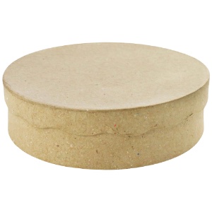 PAPER MACHE ROUND BOX