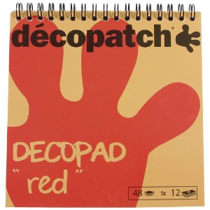 Decopatch Decopad Colour Block Red