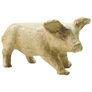 PAPER MACHE PIG
