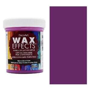 DecoArt Wax Effects Layering Acrylic 4oz Quinacridone Violet