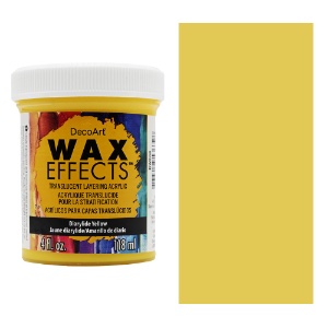 DecoArt Wax Effects Layering Acrylic 4oz Diarylide Yellow