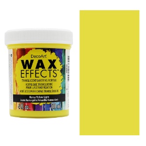 DecoArt Wax Effects Layering Acrylic 4oz Hansa Yellow Light