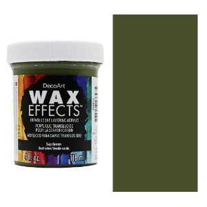 DecoArt Wax Effects Layering Acrylic 4oz Sap Green