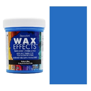 DecoArt Wax Effects Layering Acrylic 4oz Phthalo Blue
