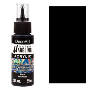 DecoArt Water Marbling Acrylic Paint 59ml Black