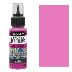 DecoArt Water Marbling Acrylic Paint 59ml Pink