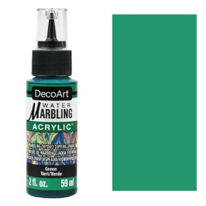 DecoArt Water Marbling Acrylic Paint 59ml Green