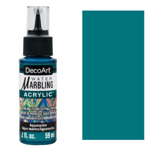 DecoArt Water Marbling Acrylic Paint 59ml Aquamarine