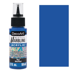 DecoArt Water Marbling Acrylic Paint 59ml Blue