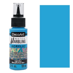 DecoArt Water Marbling Acrylic Paint 59ml Light Blue
