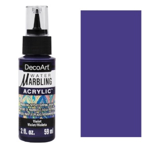 DecoArt Water Marbling Acrylic Paint 59ml Violet