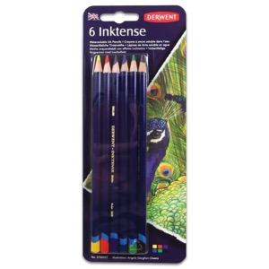 Derwent Inktense Water-Soluble Ink Pencil 6 Set