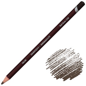 Derwent Coloursoft Color Pencil Dark Brown