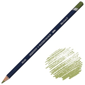 Derwent Watercolour Water-Soluble Color Pencil Olive Green