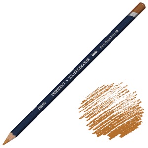 Derwent Watercolour Water-Soluble Color Pencil Burnt Yellow Ochre