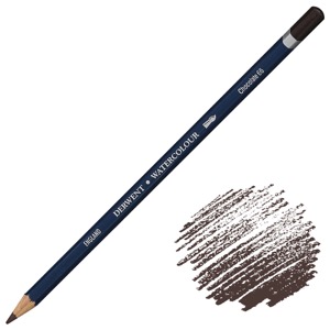Derwent Watercolour Water-Soluble Color Pencil Chocolate