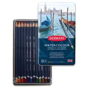 Derwent Watercolor Pencils 12 Colors Set