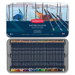 Derwent Watercolor Pencils 36 Colors Set