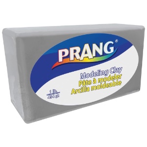 Prang Modeling Clay 1lb Gray