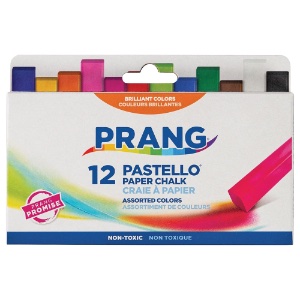 Prang Pastello Paper Chalk 12 Pack Brilliant Colors