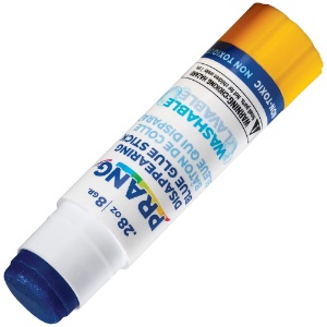 Prang Disappearing Washable Glue Stick 0.28oz Blue
