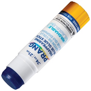 Prang Disappearing Washable Glue Stick 0.74oz Blue