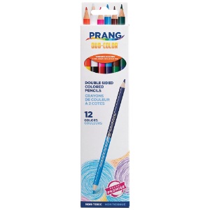 Prang Duo-Color Double Sided Colored Pencil 6 Set