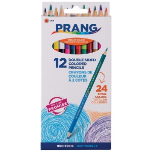 Prang Duo-Color Double Sided Colored Pencils 12 Set