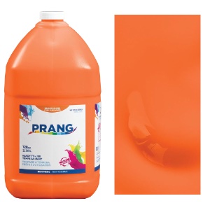 Prang Ready-To-Use Tempera Paint 1 Gallon Orange